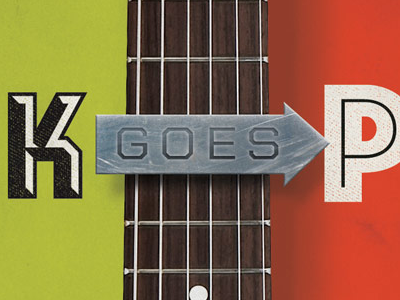 K GOES P album art cd cover art guitar match and kerosene matchandkerosene pop punk strings vs