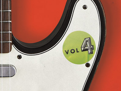 Vol 4 4 album cd cover guitar match and kerosene sticker tele vol volume 4