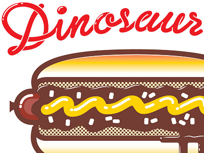 Coney chili coney detroit dino dino jr dinosaur dinosaur jr dog fillmore detroit hotdog mustard onions