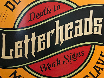 Detroit Letterheads 2017 1 shot brush detroit enamel letterheads lettering michigan sign painting signs