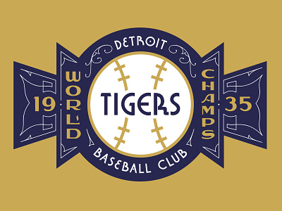 1935 Detroit Tigers World Series Champs