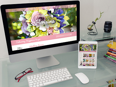 Florisima - Flower Shop E-commerce ecommerce webdesign website