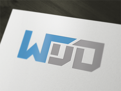 Logo WIJD blue graphic gray illustrator learning logo photoshop project school wide wijd