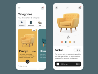 Furniture Mobile App UI Exploration app app design appdesign branding furniture furniture app furniture mobile app mobile app mobile app design ui ui design ui furniture app uiux uiux design ux ux design ux furniture app web web design