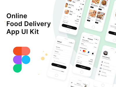 Online Food Delivery App UI Kit app app design appdesign branding design illustration mobile app mobile app design ui ui app ui design ui ux design uiux ux ux app ux design web web app web page web page design