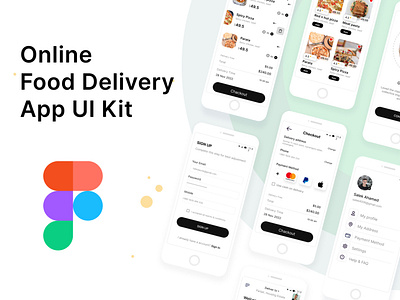 Online Food Delivery App UI Kit