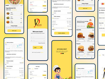 Food delivery app design admin panel adobe xd app design app store app ui design app ui ux dashboard figma figma design landing page ui mobile app mobile app design mobile app ui mobile ui ux ui ui design ui ux ui ux design ux design web ui design