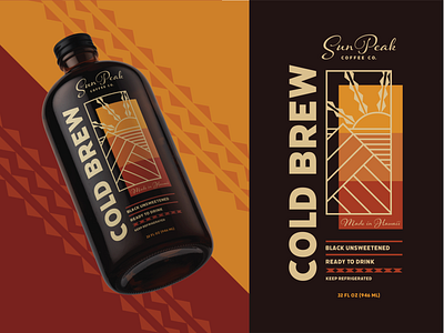 Sun Peak Cold Brew Packaging