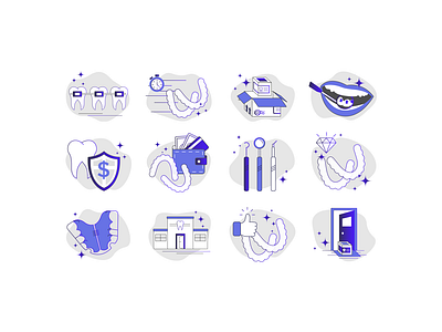 Dental website iconset