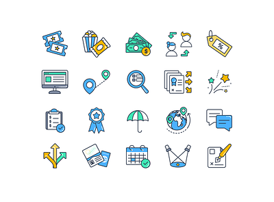 legalpad.io iconography icon design icons line art vector