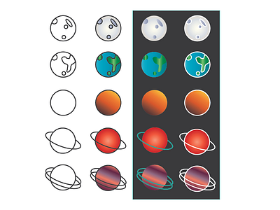 Solar System Icons