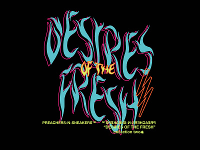 Desires of the Fresh / Preachers-n-Sneakers art direction branding design graphic design
