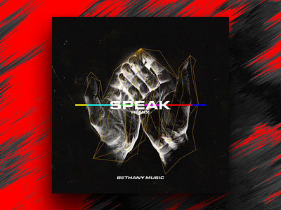 SPEAK - Remix Single Cover album album art album cover album cover design branding cd art cd design cd packaging church design design illustration logo music