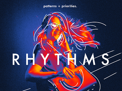 RHYTHMS Sermon Series art direction branding church church design design illustration procreate sermon sermon art sermon series