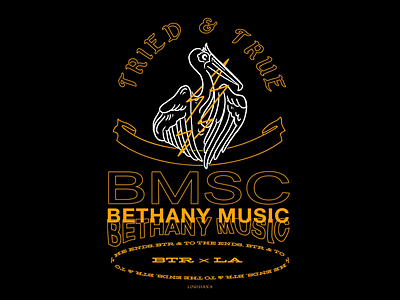 Bethany Music Merch art direction church design graphic design merch design.