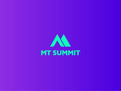 MT SUMMIT brand branding creative design graphicdesigner information technology it logo logodesign meetings minimalist tecnology