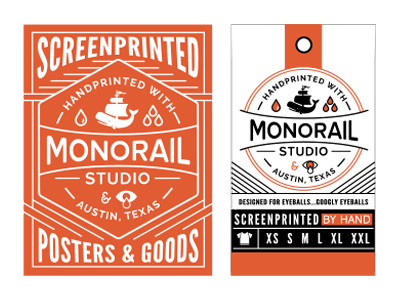 Monorail Studio branding identity logo monorail studio