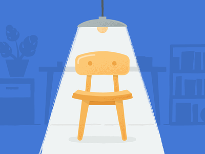 3 Things Your Chair Can Teach You chair creative market design light spotlight