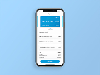Daily UI: #002 Credit Card Checkout app app concept app design checkout credit card dailyui dailyui 002 ios iphone x mobile ui ui ux ui ux design user account user inteface user interaction