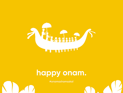 Happy Onam Poster branding celebration design figma figmadesign illustrator onam