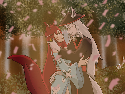 The kitsune & the stranger.