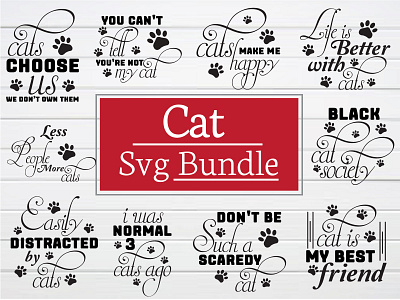 Cat SVG Bundle,Cat SVG,Cat SVG Quotes cat party