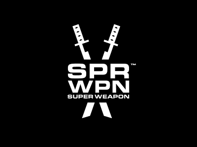 Super Weapon design gaming logo super swords twitch weapon