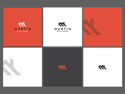 Martin Builders Brand Exploration branding design graphic design logo