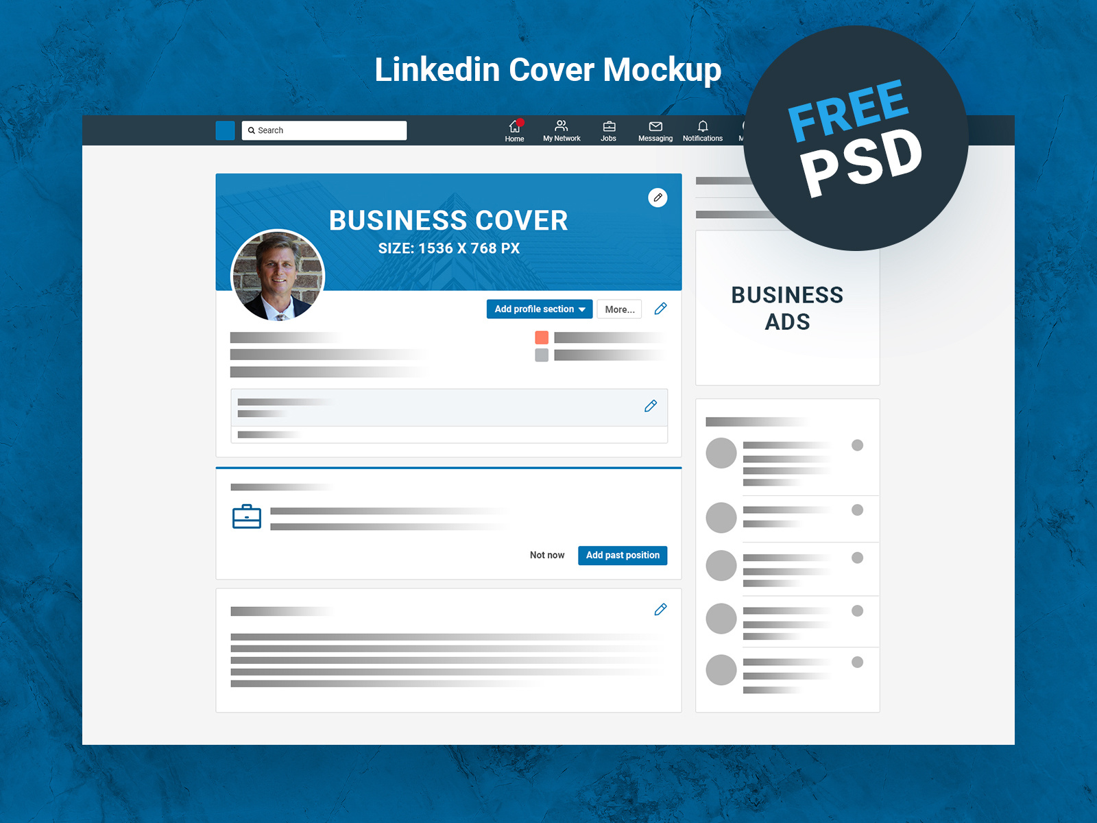 Download Linkedin Cover Mockup By Tonmoy Kamroker On Dribbble