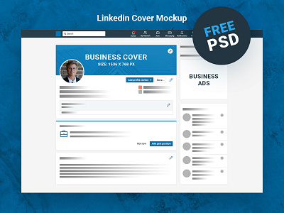 Linkedin Cover Mockup