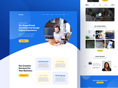 Agency Website Landing Page