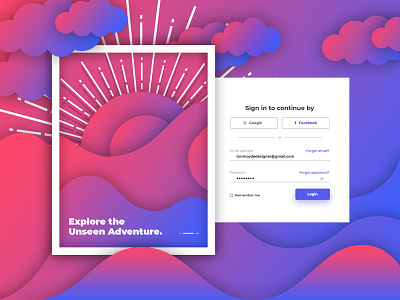 Login Page Design