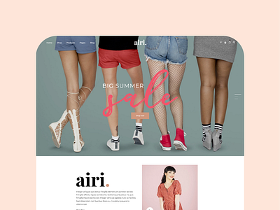 Minimal Shopify Theme - Airi