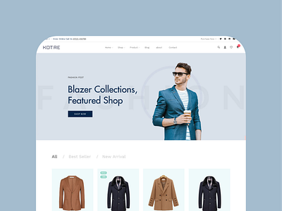 Blazer & Coat Fashion Shopify Theme - Kotre