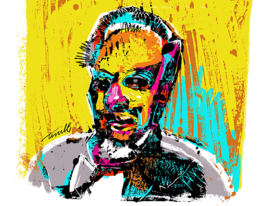 Analog + Digital Portrait illustration drawing adobefresco