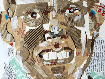 WIP. Collage Portrait.