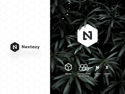 Nextazy Logo | Blockchain block blockchain blockchaintechnology brand identity branding design icon illustration logo nextazy typography vector