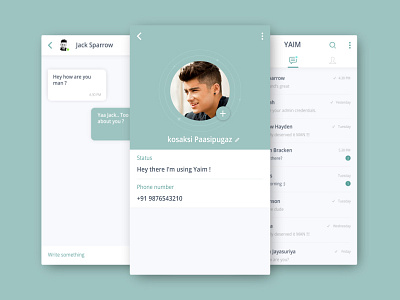 Whatsapp messenger redesign concept