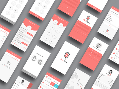 Blood Donor App app blood blood app blood bank blood donor blood donor app category design donor donor app material design ui