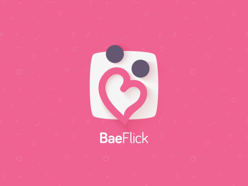 BaeFlick logo animation animation app icon icon illustration logo logo animation logo design logo ideas logos tinder tinder app tinder logo