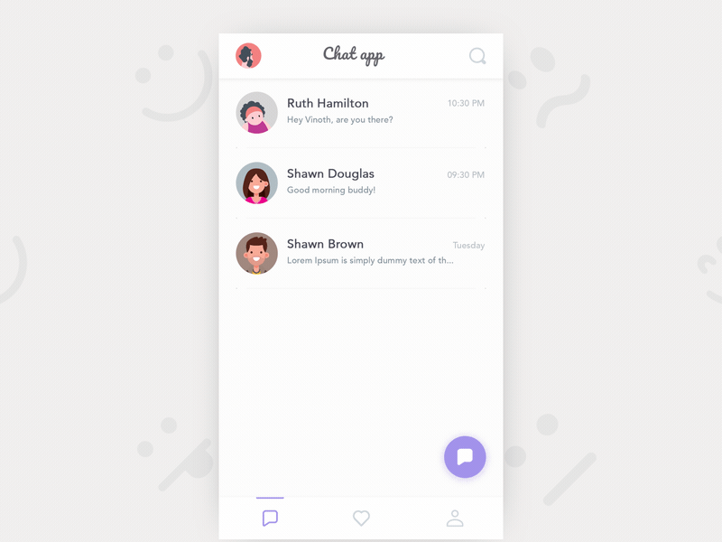 Chat Mood Pop Up animation app design character chat chat app design emoji messenger rating smileys ui whatsapp