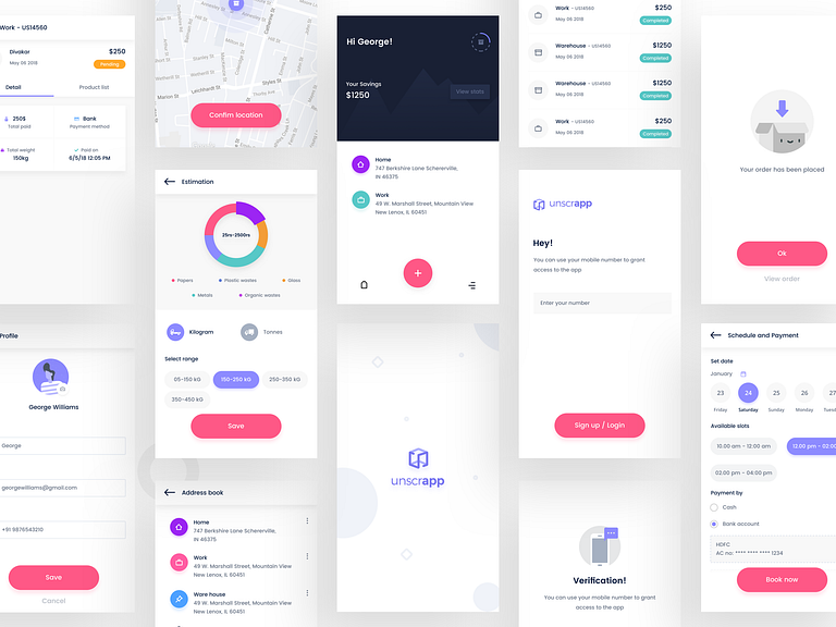 Unscrapp | Scrap collecting app by Vinoth on Dribbble