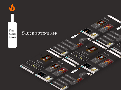 The Sauce Kings (logo and overview) app app design dailyui design designer dribbble figma graphic design graphicdesign icon logo logo design mobile mobile app mobile design mockup ui ui design uiux ux