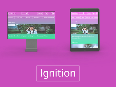 Ignition dailyui design designer dribbble figma graphic design homepage icon landing page layout logo mockup ui ui design uidesigner uiux ux web web design website