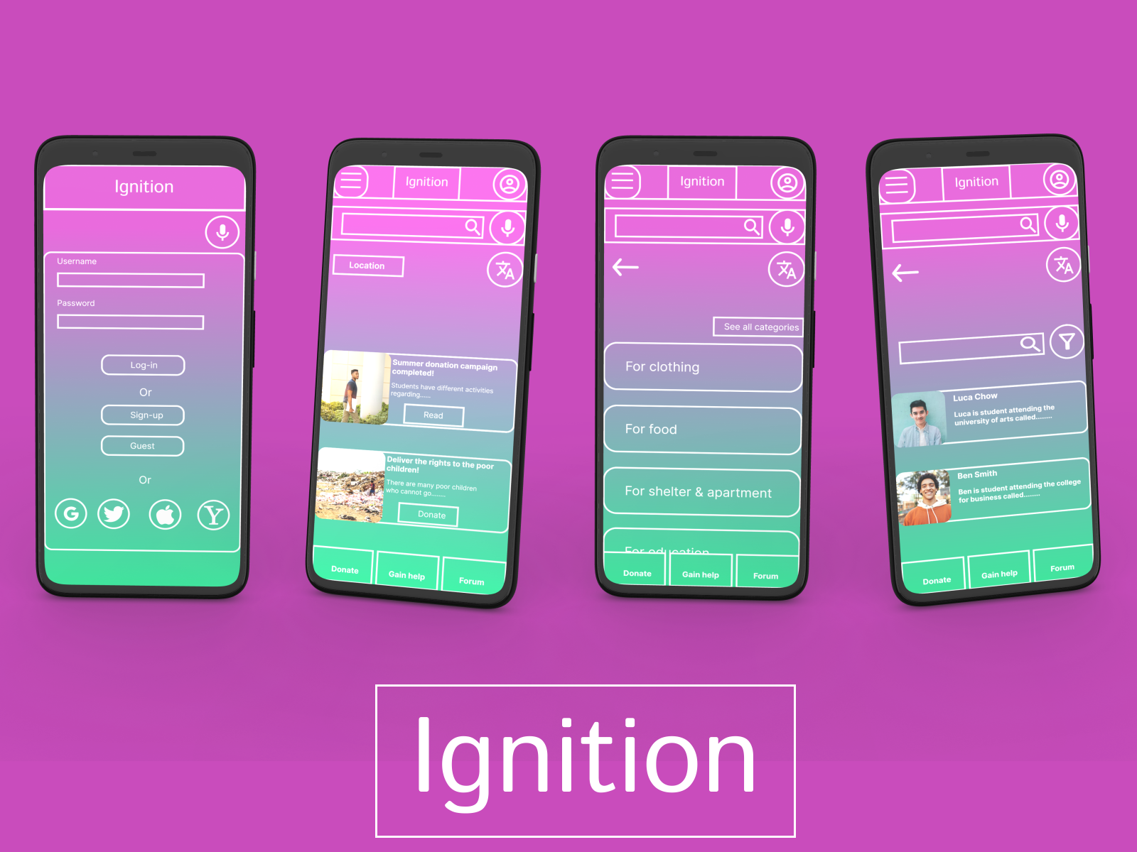 Ignition app version by Jawad Ahmed on Dribbble