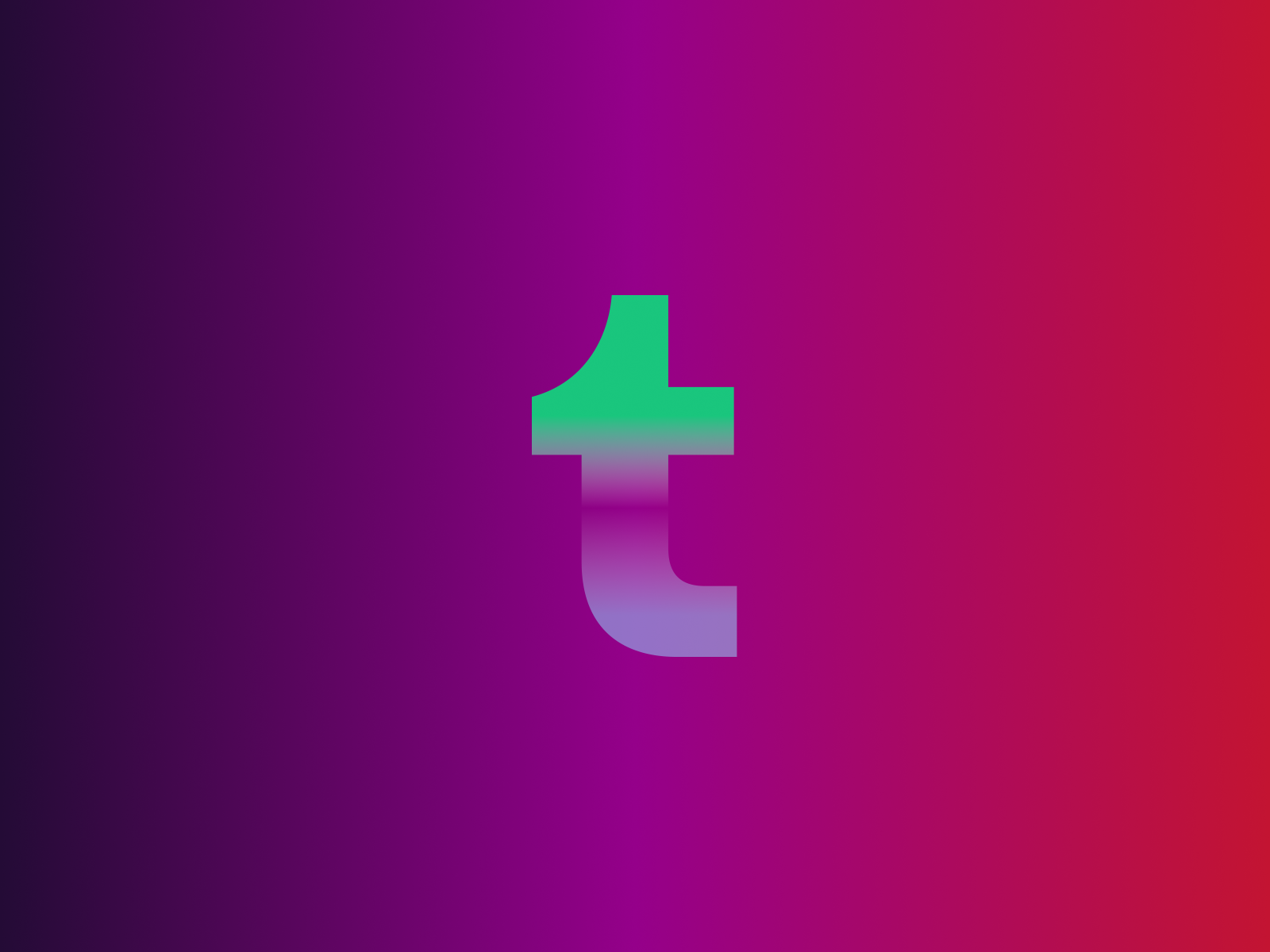 Gradient Tumblr icon by Jawad Ahmed on Dribbble