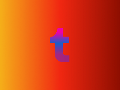 Tumblr icon gradient version 2