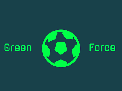 Green Force logo design creative logo design dribbble earth figma football graphic design graphic designer green icon icon design illustration logo logo design playoff soccer sports squad text typography