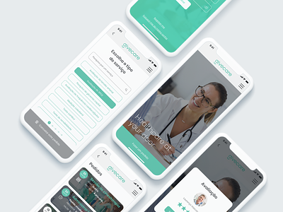 Mockup app givecare app app design app mockup design healthcare ios iphone logo screens ui user interface ux