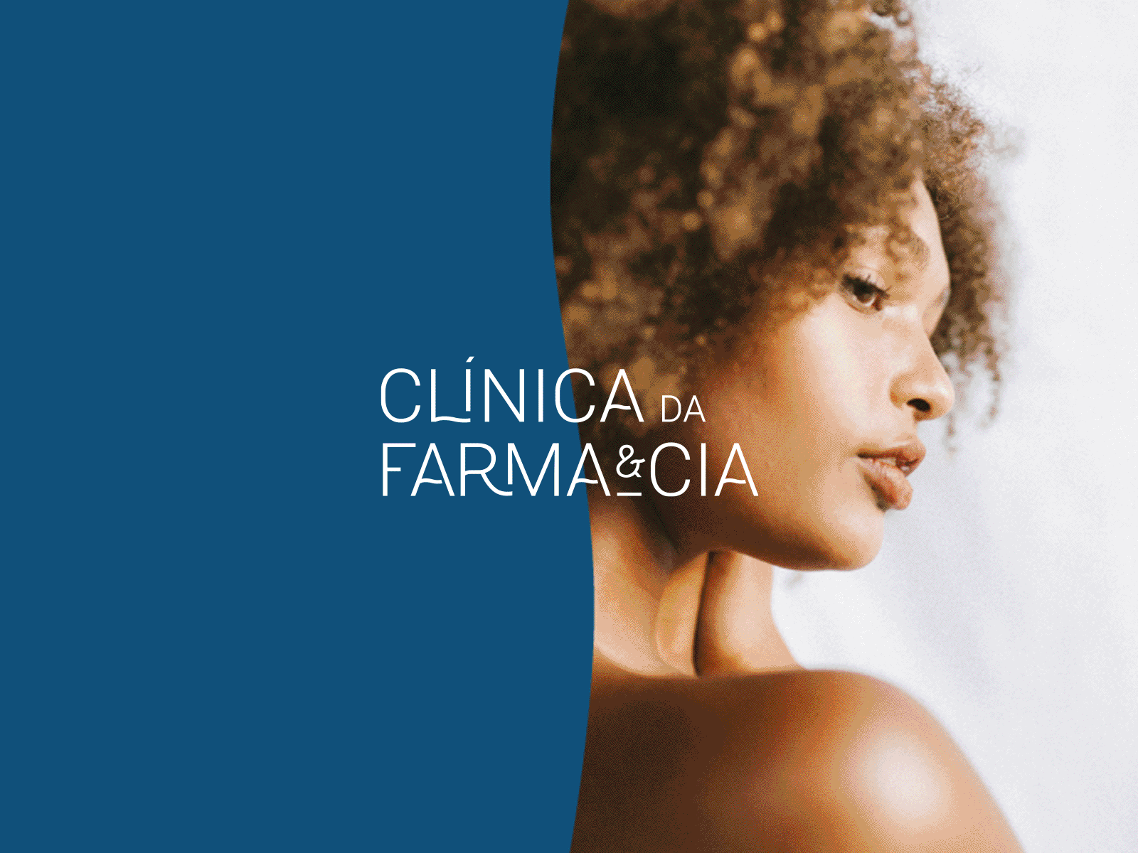 Branding - Clínica da Farma&cia beauty branding calm clinic clinica custom design farmacia lettering lettering logo logo pharmacy print spa textures waves wellness